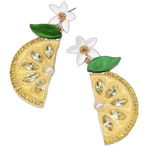 Lemon Slice Earrings